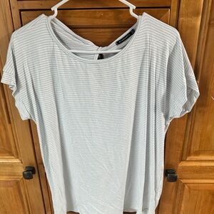 Striped Gray Women's Top